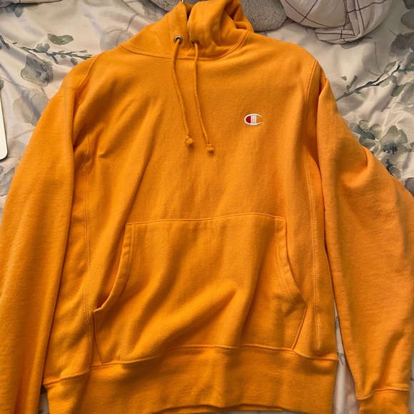Sweaters - Champion Reverse Weave Hoodie Yellow